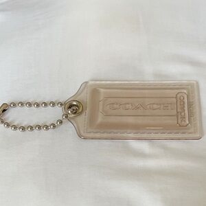 Coach Acrylic Hang Tag-EUC